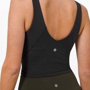 Lululemon Align Tank Gathered Front Black Size 6